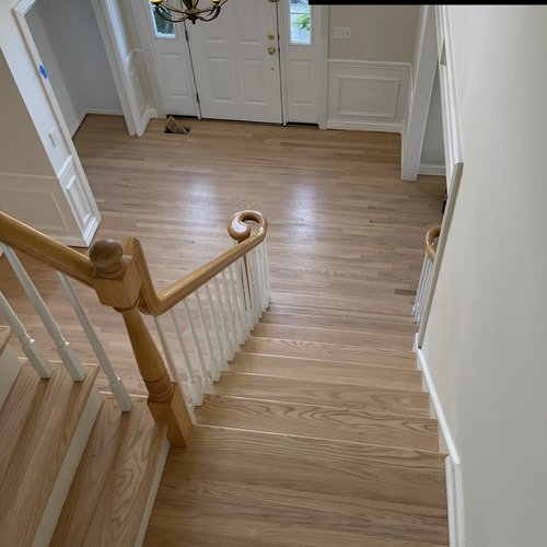 Natural Seal Look on Red Oak